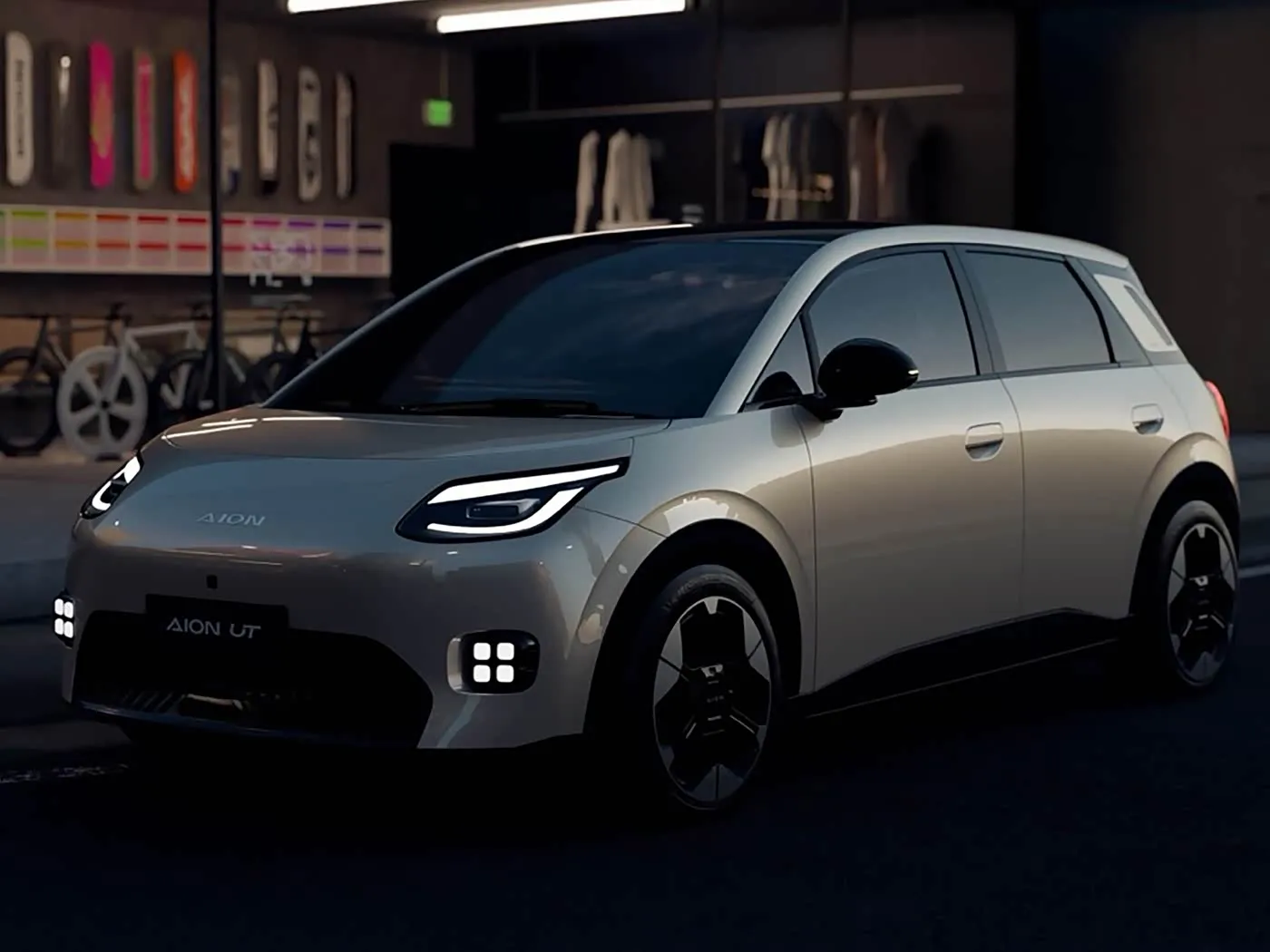 新エネルギー純粋な電気ミニハッチバック AION UT ホット販売リチウム ハイブリッド EV GAC 合弁会社からの低価格