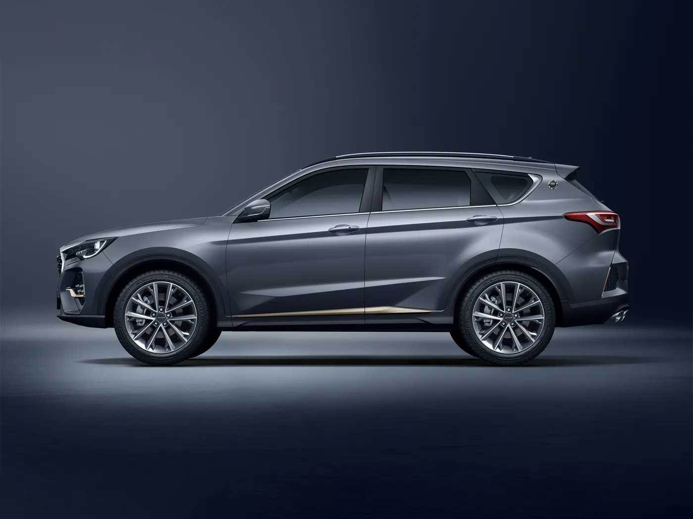 真新しい奇瑞 Jetour X70 SUV 自動ドライブユーロ VI 発光合金ルーフラックリアカメラレザーシート