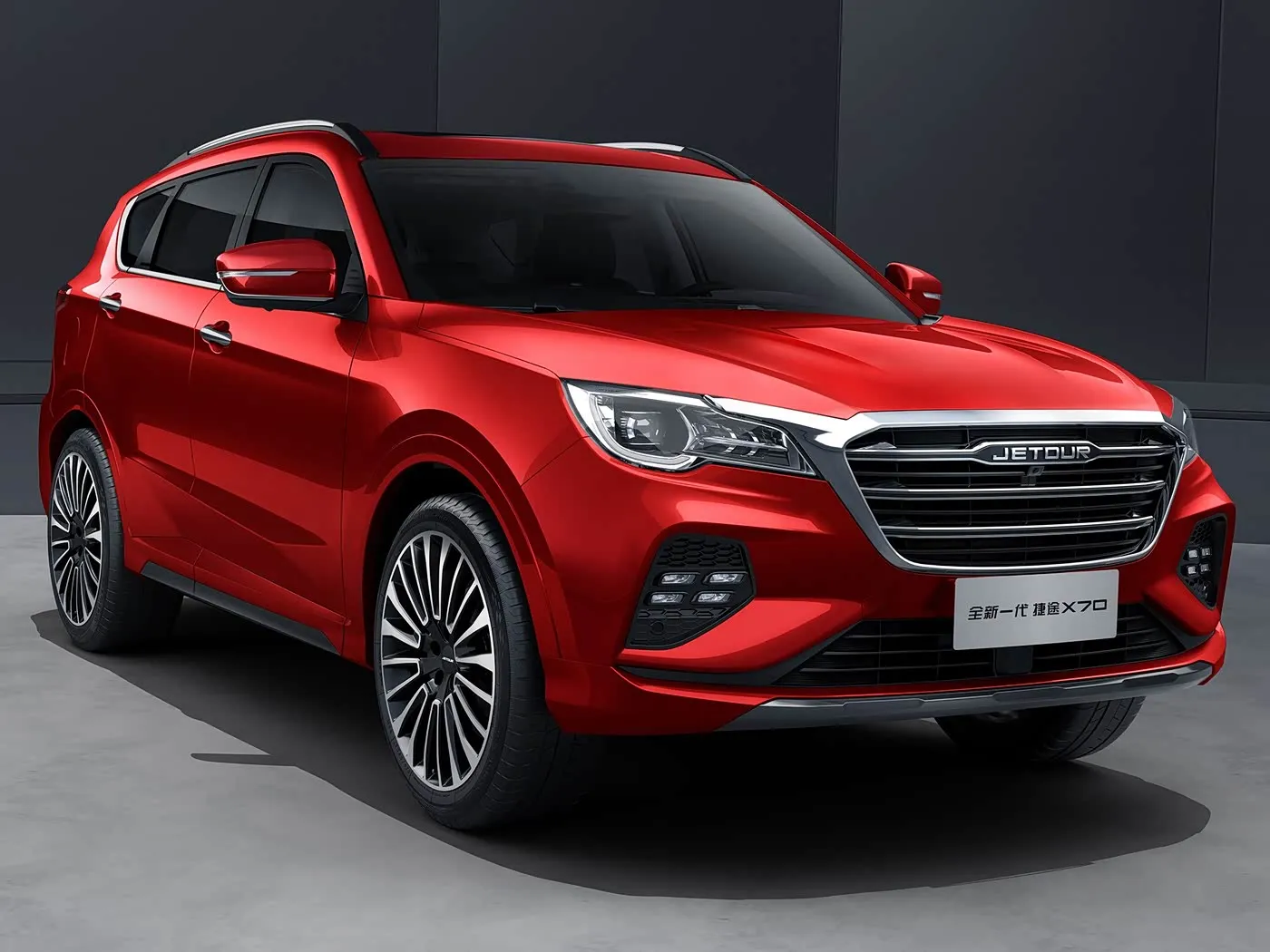 真新しい奇瑞 Jetour X70 SUV 自動ドライブユーロ VI 発光合金ルーフラックリアカメラレザーシート