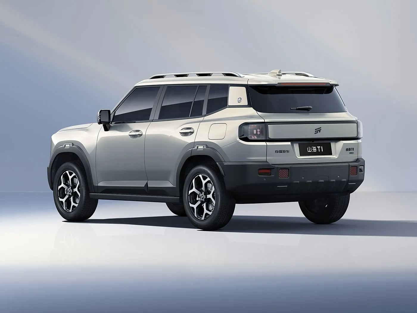 Jetour T1 上海新型コンパクト SUV 電気 PHEV プラグイン ハイブリッド オートマチック ギアボックス レザー シート ACC クルーズ FWD ユーロ VI インテリオ