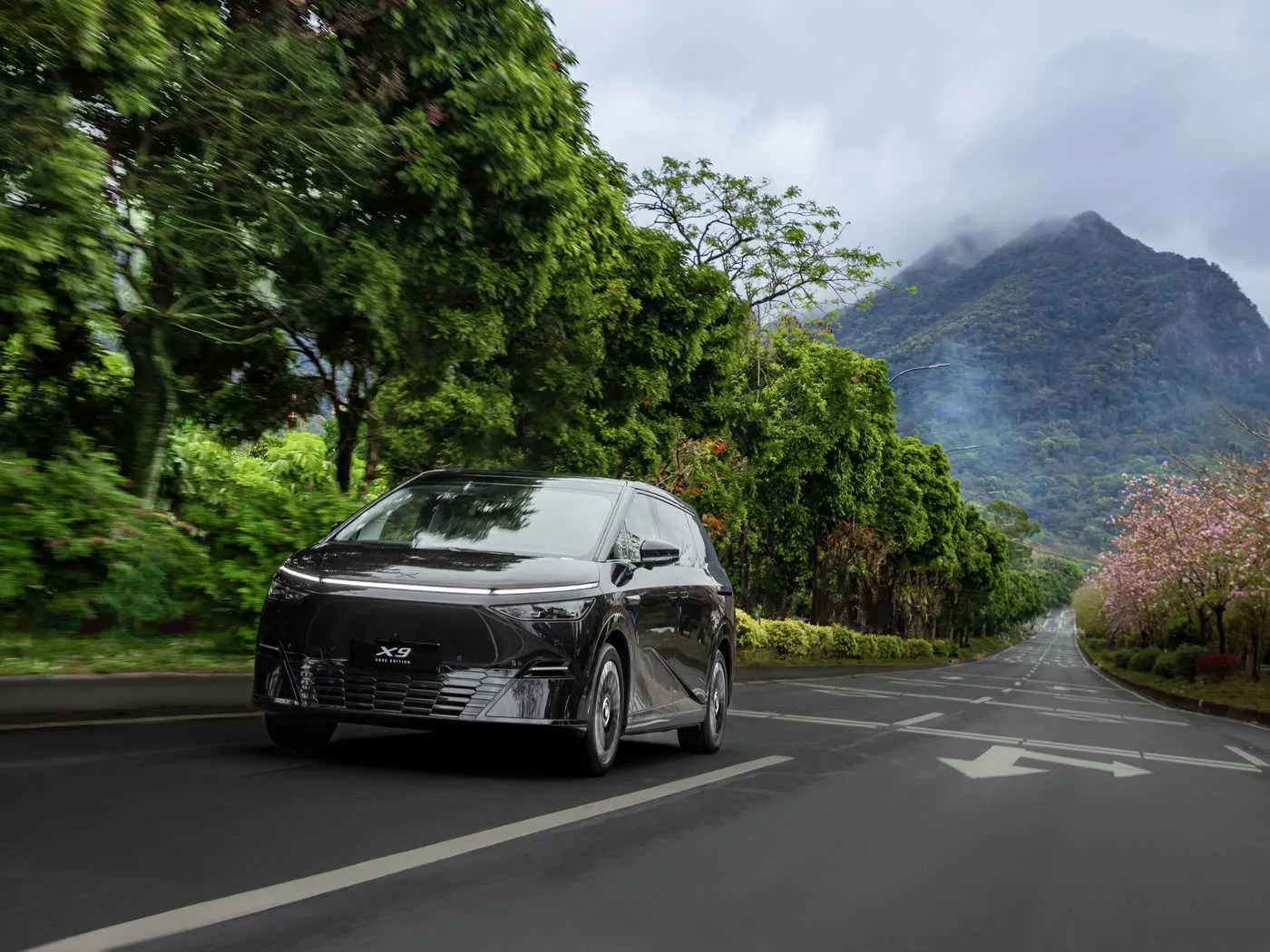 Xpeng X9 長距離 MPV SUV 純電気左ステアリング競争力のある価格新エネルギー車