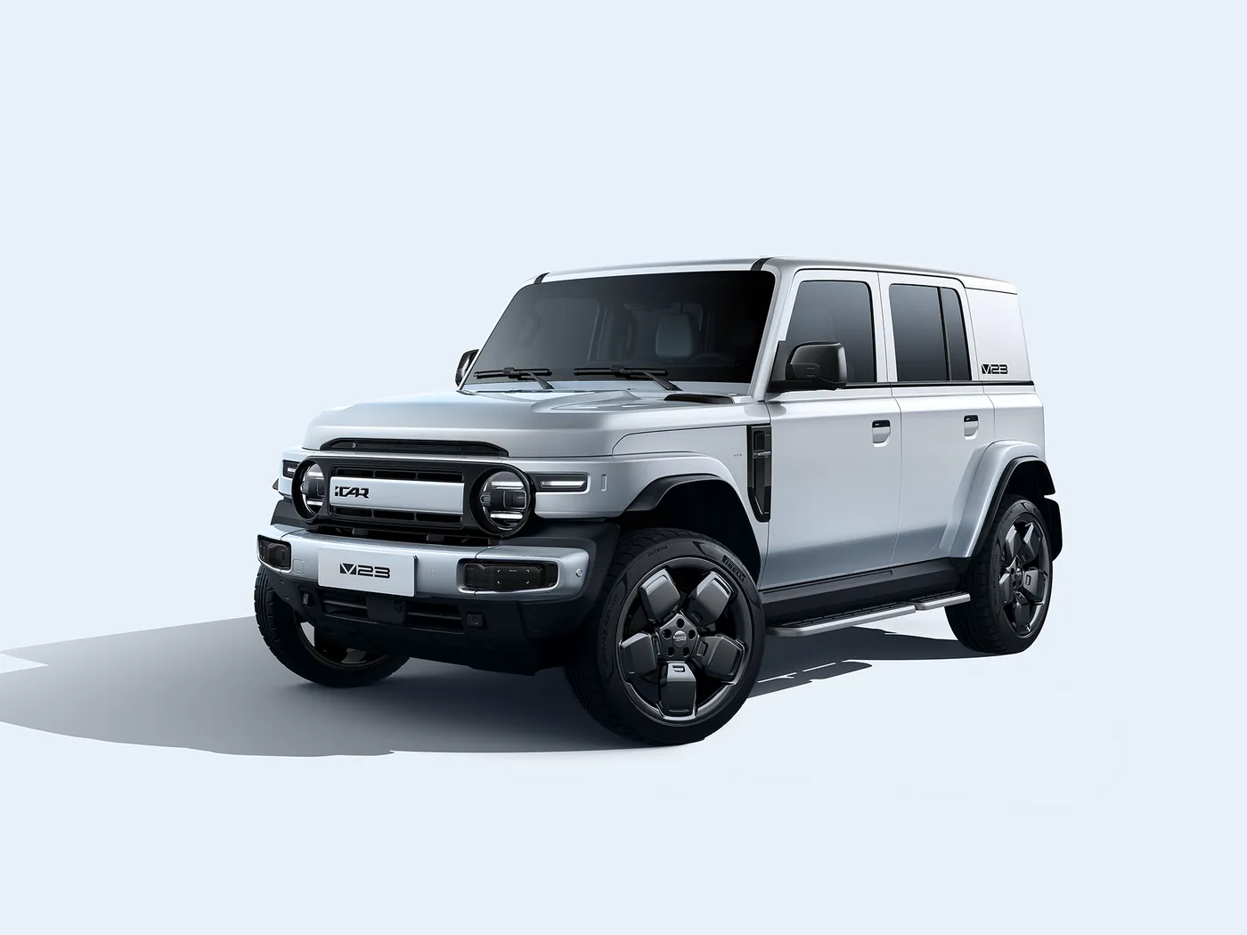 奇瑞 ICar V23 EEC 認定ミニ SUV ハイブリッド電動高速 4WD オフロードリチウム電池左ステアリング新エネルギー車