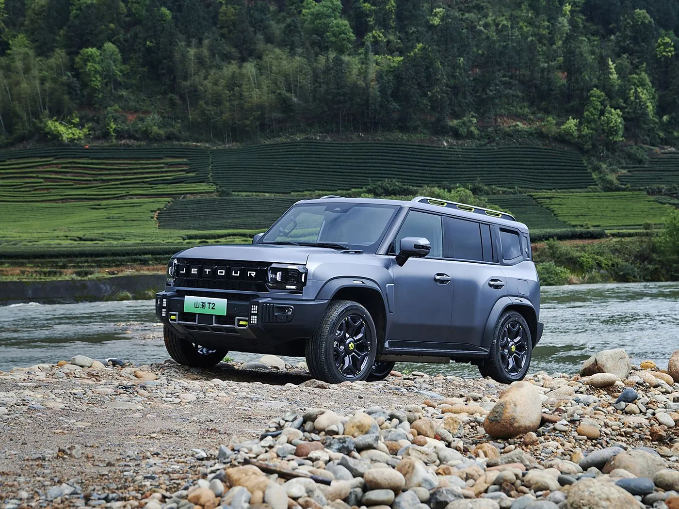 Jetour T2 SUV ハイブリッド バージョン ユーロ VI 新到着ライト ターボ ACC 自動ギアボックス レザー左ステアリング
