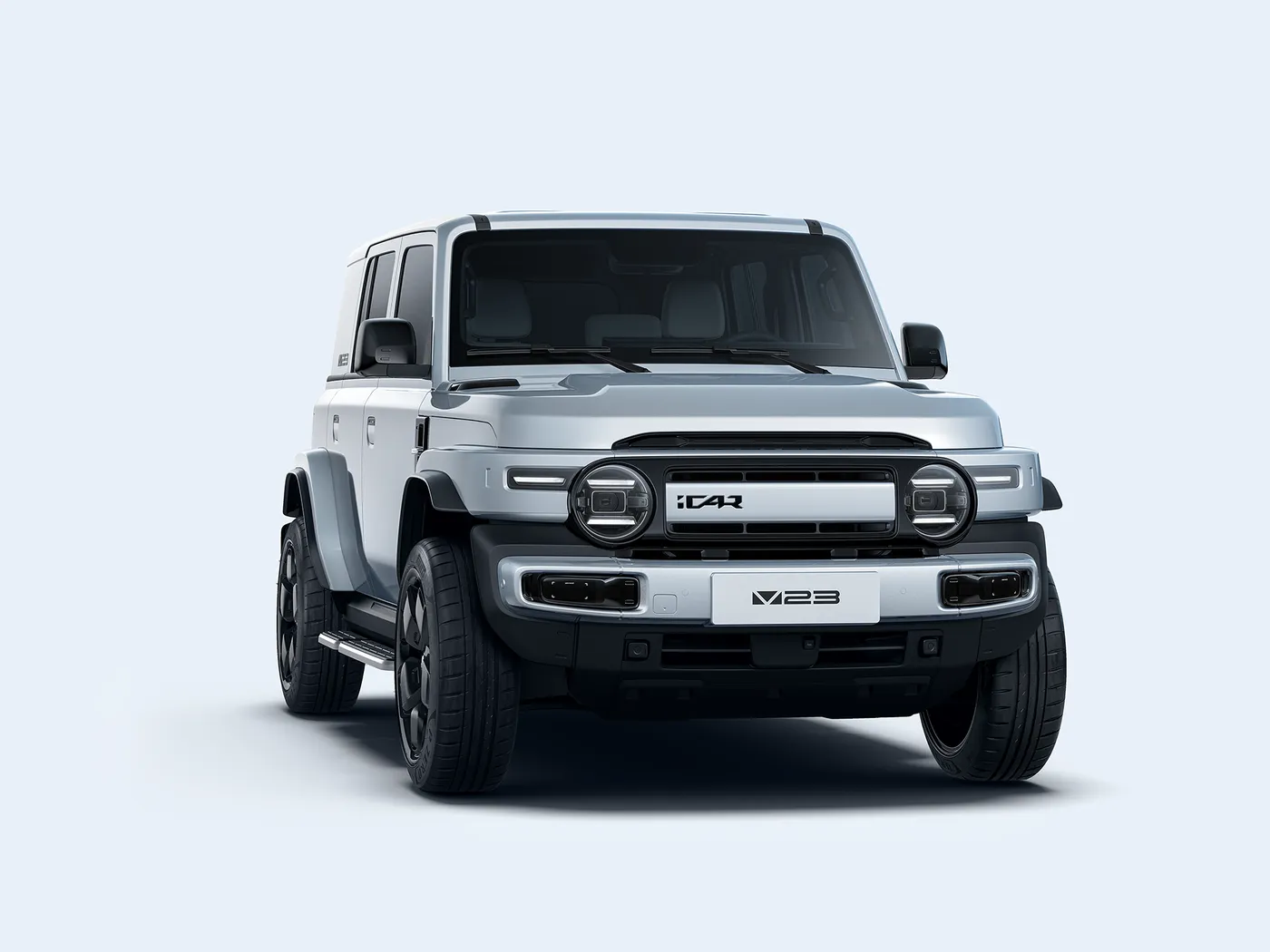 奇瑞 ICar V23 EEC 認定ミニ SUV ハイブリッド電動高速 4WD オフロードリチウム電池左ステアリング新エネルギー車