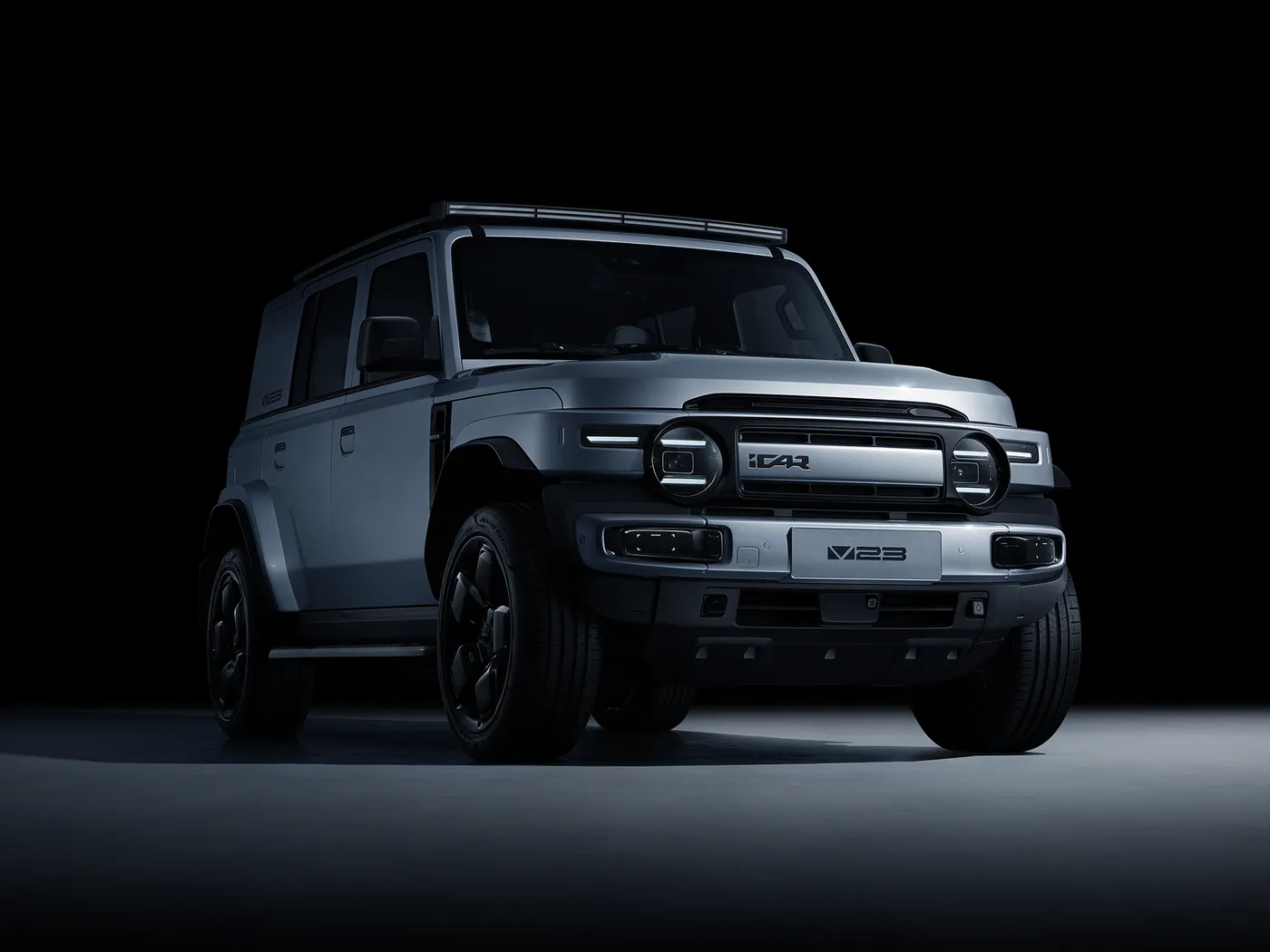 奇瑞 ICar V23 EEC 認定ミニ SUV ハイブリッド電動高速 4WD オフロードリチウム電池左ステアリング新エネルギー車